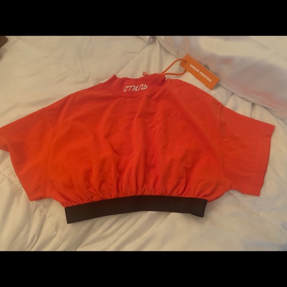 Heron Preston Tops - Designer Crop Top